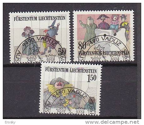 Q1769 - LIECHTENSTEIN Yv N°828/30 - Used Stamps