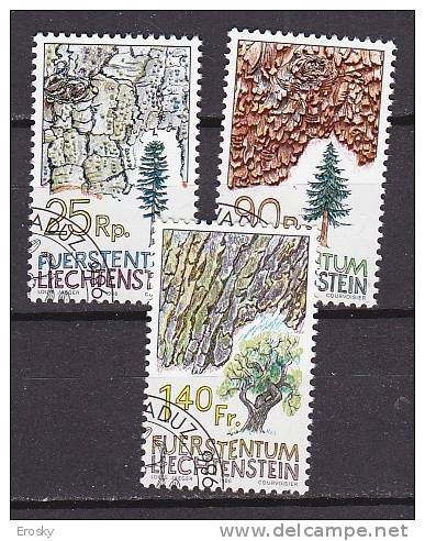 Q1781 - LIECHTENSTEIN Yv N°854/56 - Used Stamps