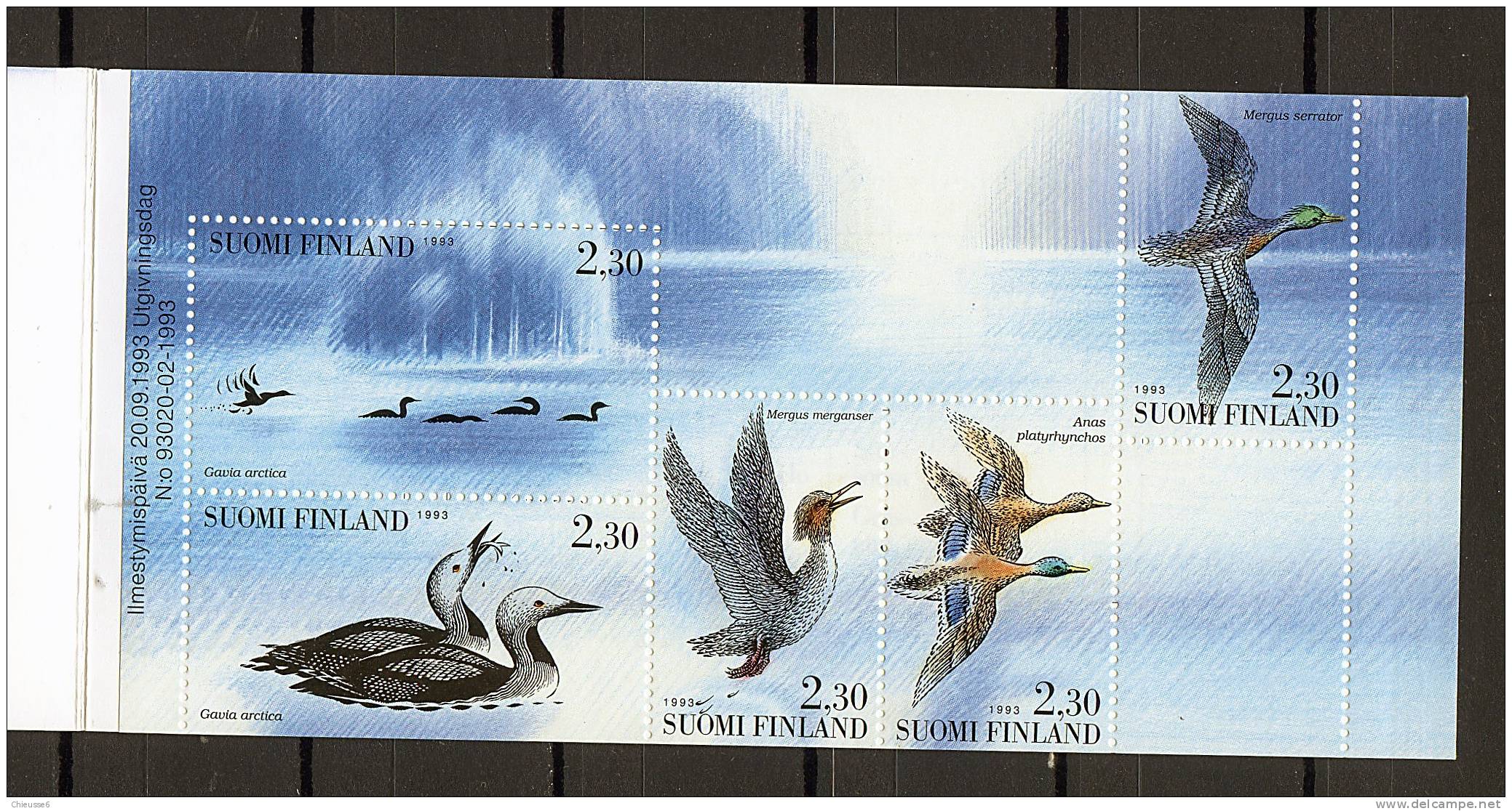Finlande ** C1189 - Oiseaux - Anatre