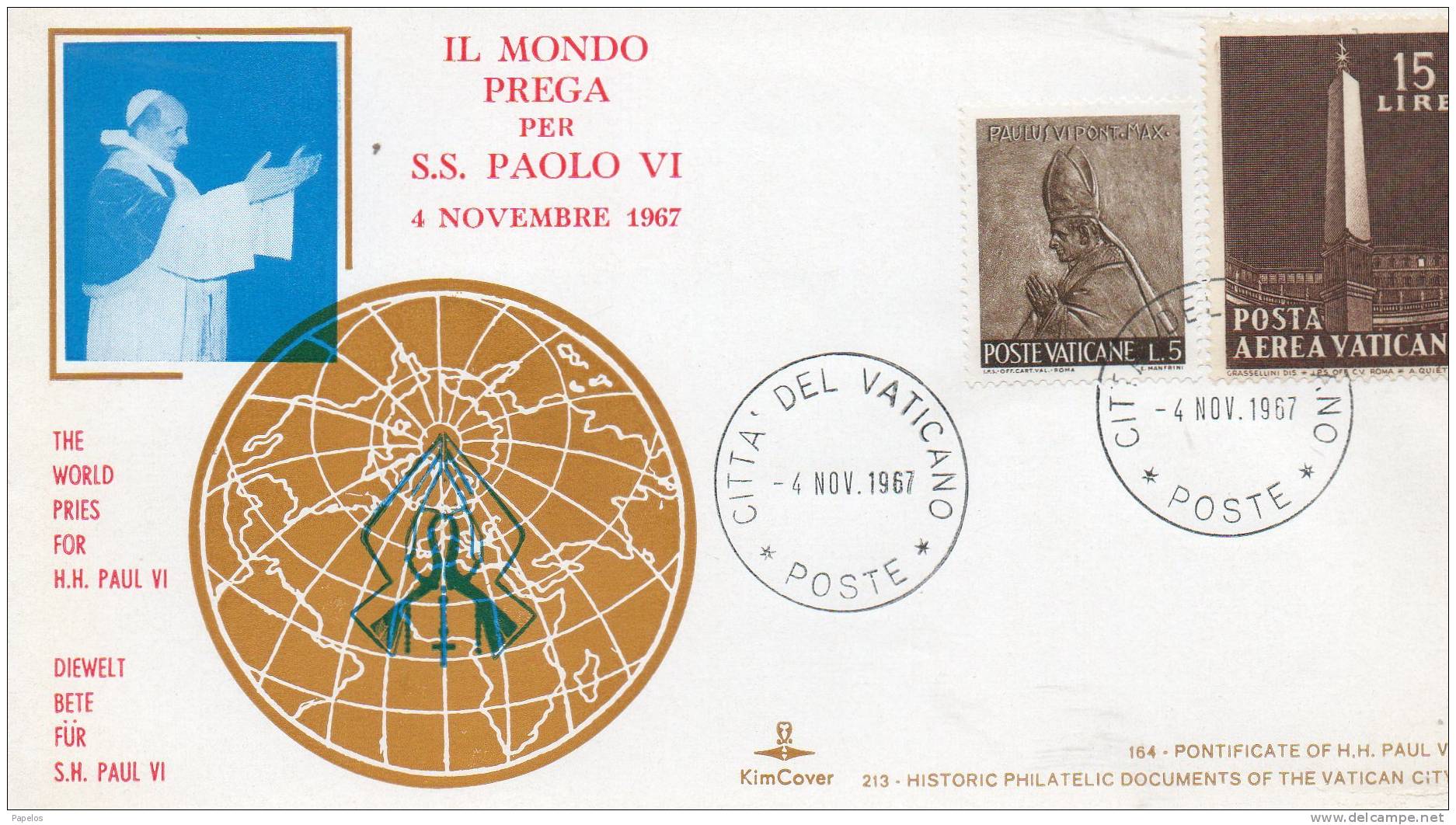 1967 POSTE VATICANE - Used Stamps