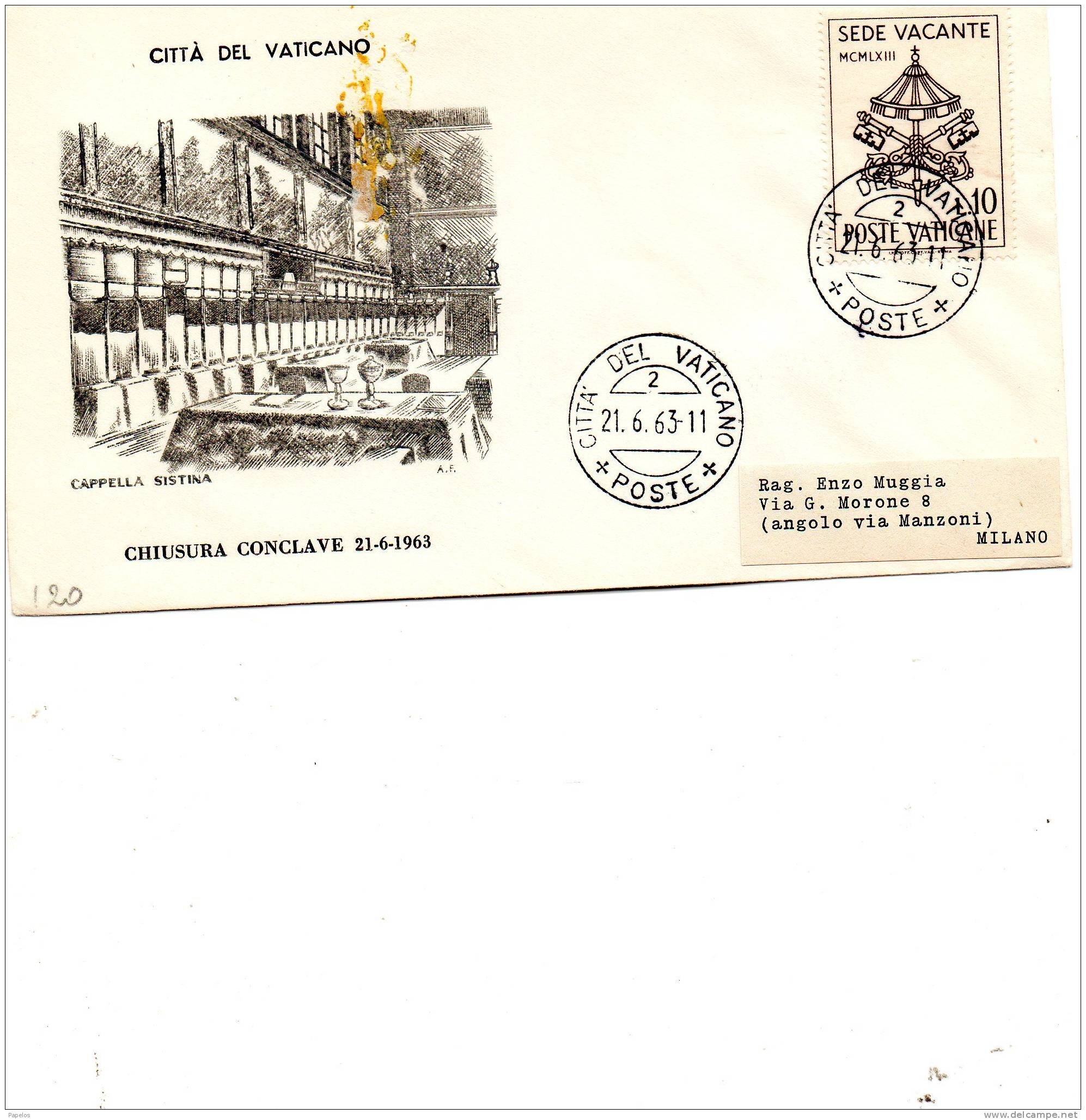 1963 POSTE VATICANE - Gebraucht