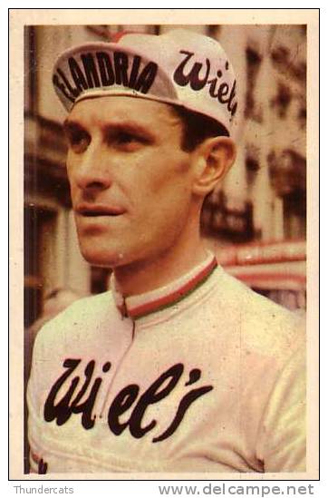 CHROMO PASPORT CYCLISME COUREUR VELO ** VERLOOP CARRIERE WIELRENNER WIELRENNEN RENNER ** LEON VAN DAELE - Cycling