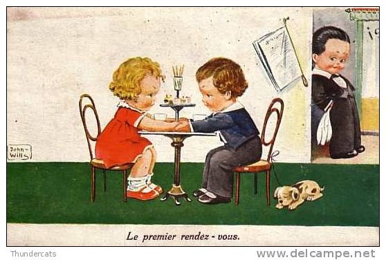 CPA ILLUSTRATEUR DESSIN ENFANT ENFANTS ** ARTIST DRAWN CARD CHILD CHILDREN  ** JOHN WILLS - Wills, John