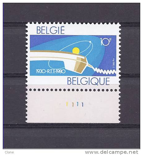 1969** (N° De Pl) - Cinquantenaire De La R.T.T. (Régie Des Télégraphes Et Des Téléphones). - 1971-1980