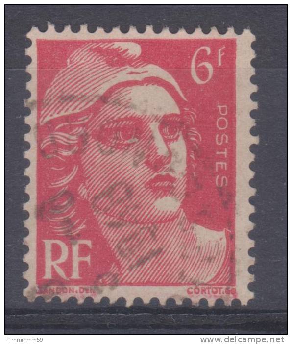 Lot N°15114   Variété/n°721  Oblit, Méches Croisées - 1945-54 Marianne (Gandon)