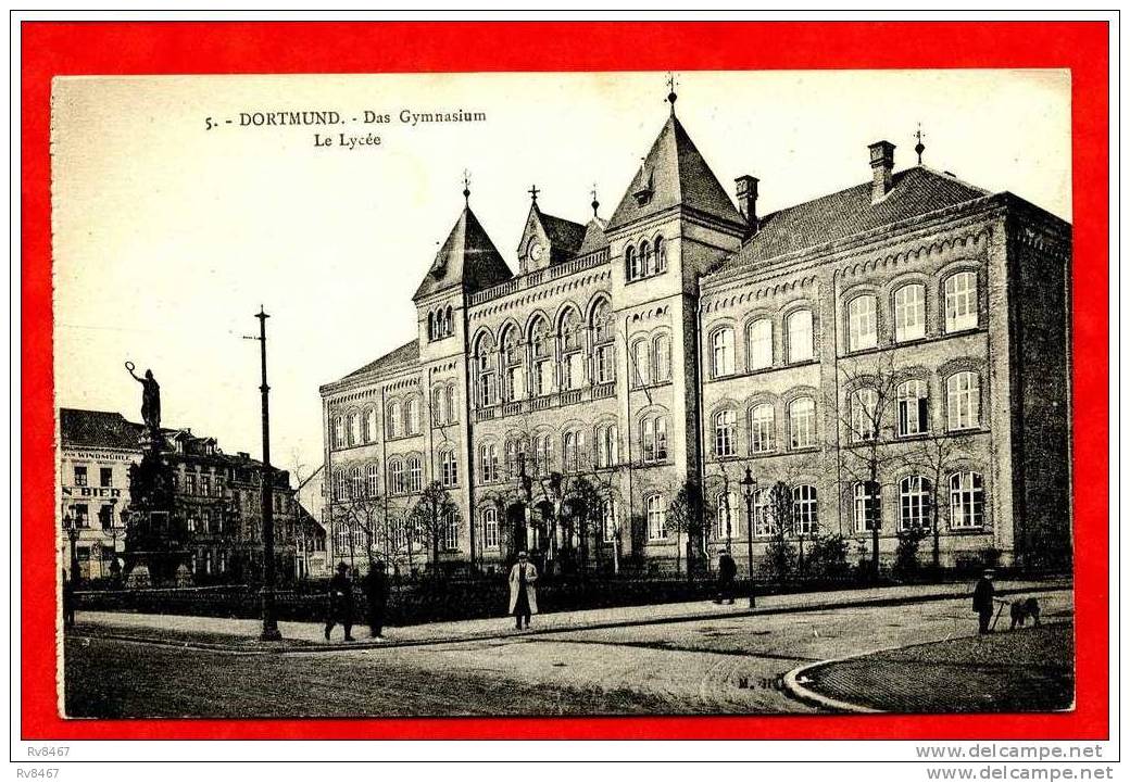 * DORTMUND-Das Gymnasium.Le Lycée-1924 - Dortmund