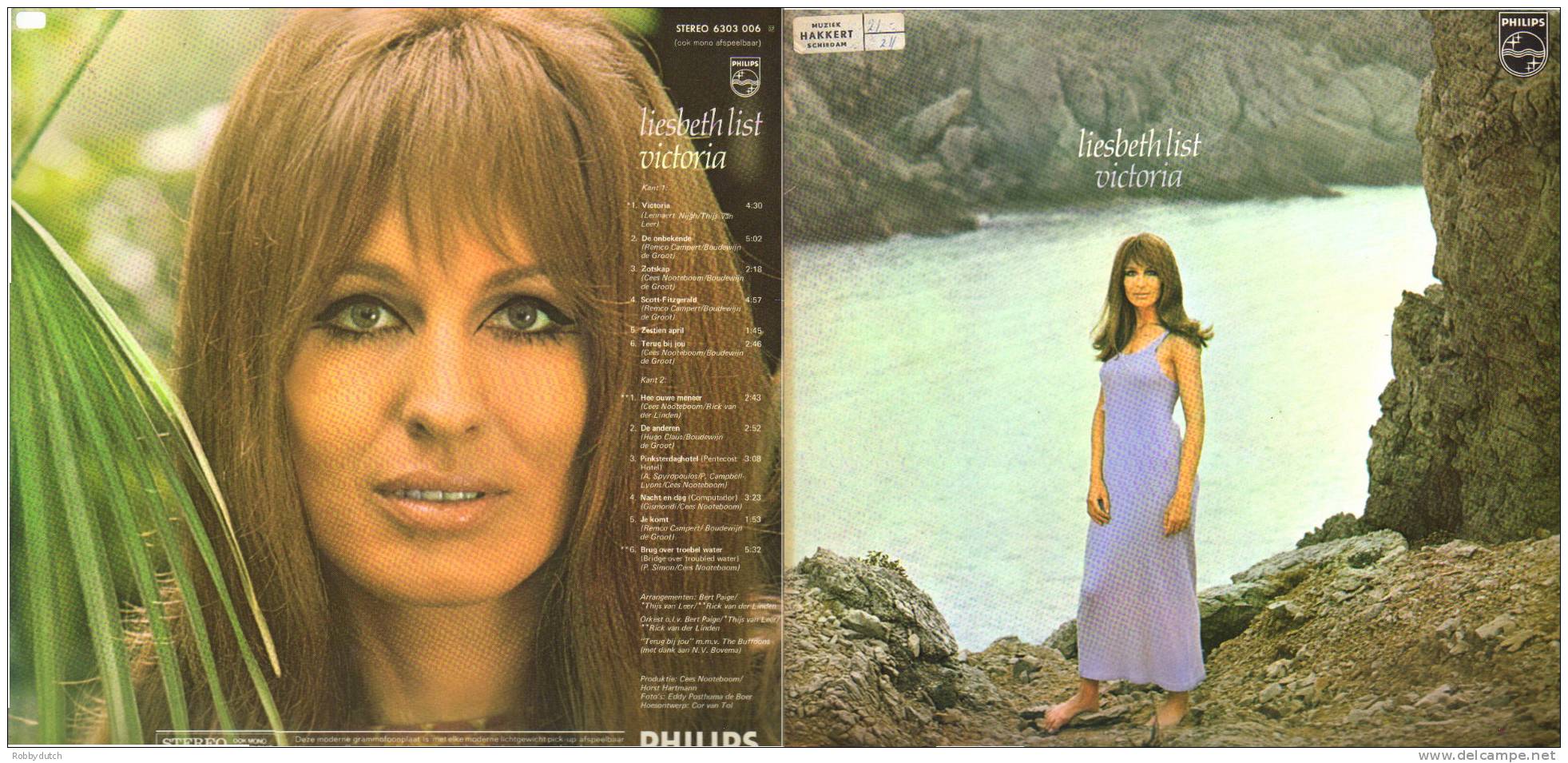 * LP *  LIESBETH LIST - VICTORIA (Holland 1970 Ex-!!!) - Other - Dutch Music