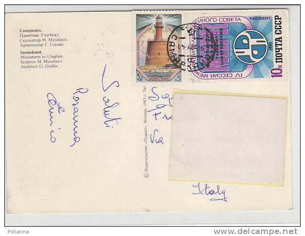 PO8546A# RUSSIA - CCCP - CAMAPKAH - SAMARKAND - MONUMENT A ULUGBEK  VG - Covers & Documents