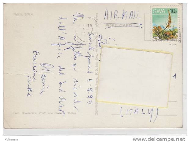 PO8583A# NAMIBIA - Vedutine DESERTO - PESCATORI - SCI NAUTICO  VG 1979 - Namibië