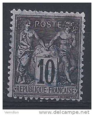 PP-/-164-. N° 89,  Obl. C A D Bleu ,   Cote 10.00 € , A Saisir  ,  Je Liquide - 1876-1898 Sage (Type II)