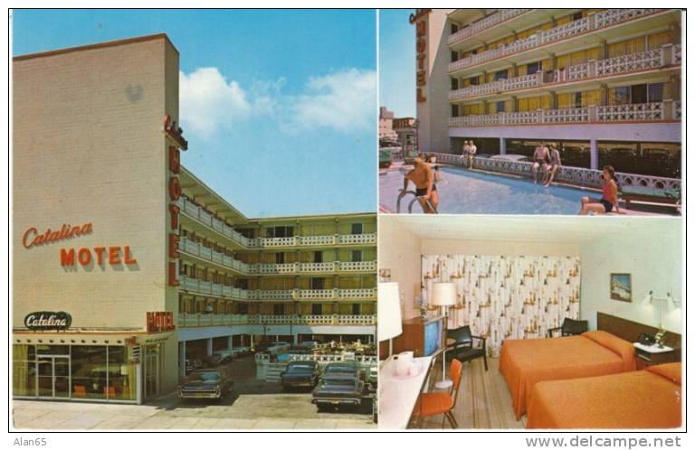 Atlantic City NJ New Jersey, Catalina Hotel On North Carolina Avenue C1970s Vintage Postcard - Atlantic City