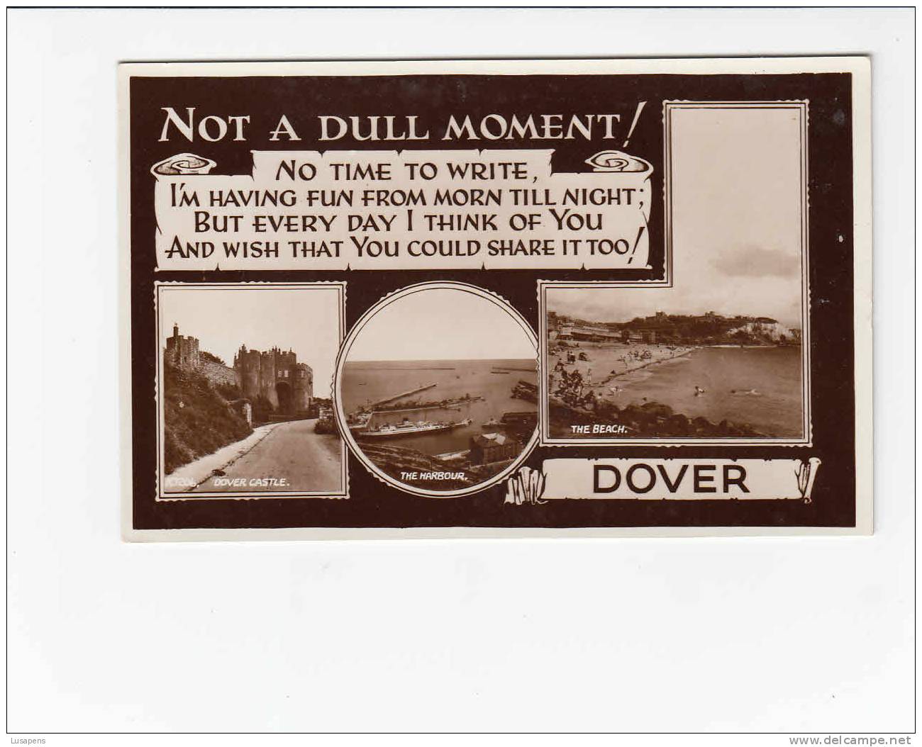 OLD FOREIGN 6196 - UNITED KINGDOM - DOVER - NOT A DULL MOMENT - Dover