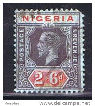 NIGERIA  Wmk Multi Crown &amp; Script CA   2/6  Die I  SG 27a Cut Corner - Nigeria (...-1960)