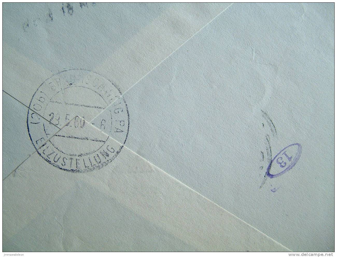 Sweden 1960 Cover To Germany - Gustaf VI - Numerals - International Refugee Year - Faces Races - Cancel On Back - Covers & Documents