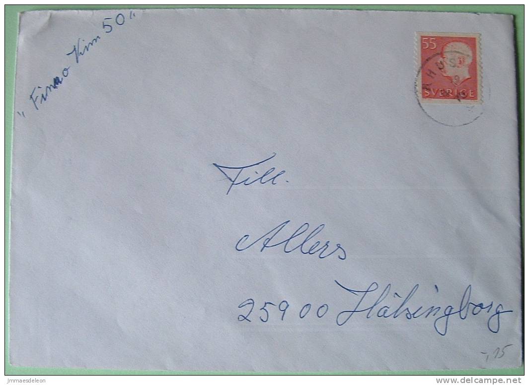 Sweden 1974 Cover To Halsingborg - Gustaf VI - Briefe U. Dokumente