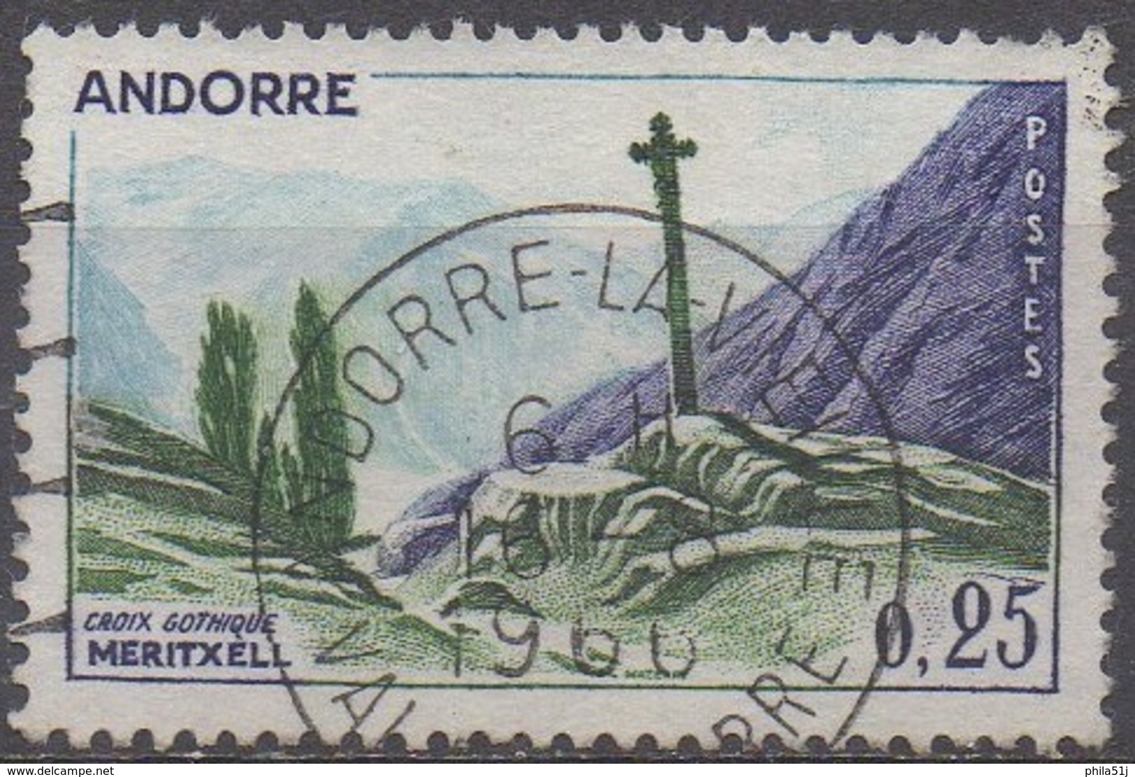 ANDORRE  FRANCAIS   N° 158__OBL VOIR SCAN - Oblitérés