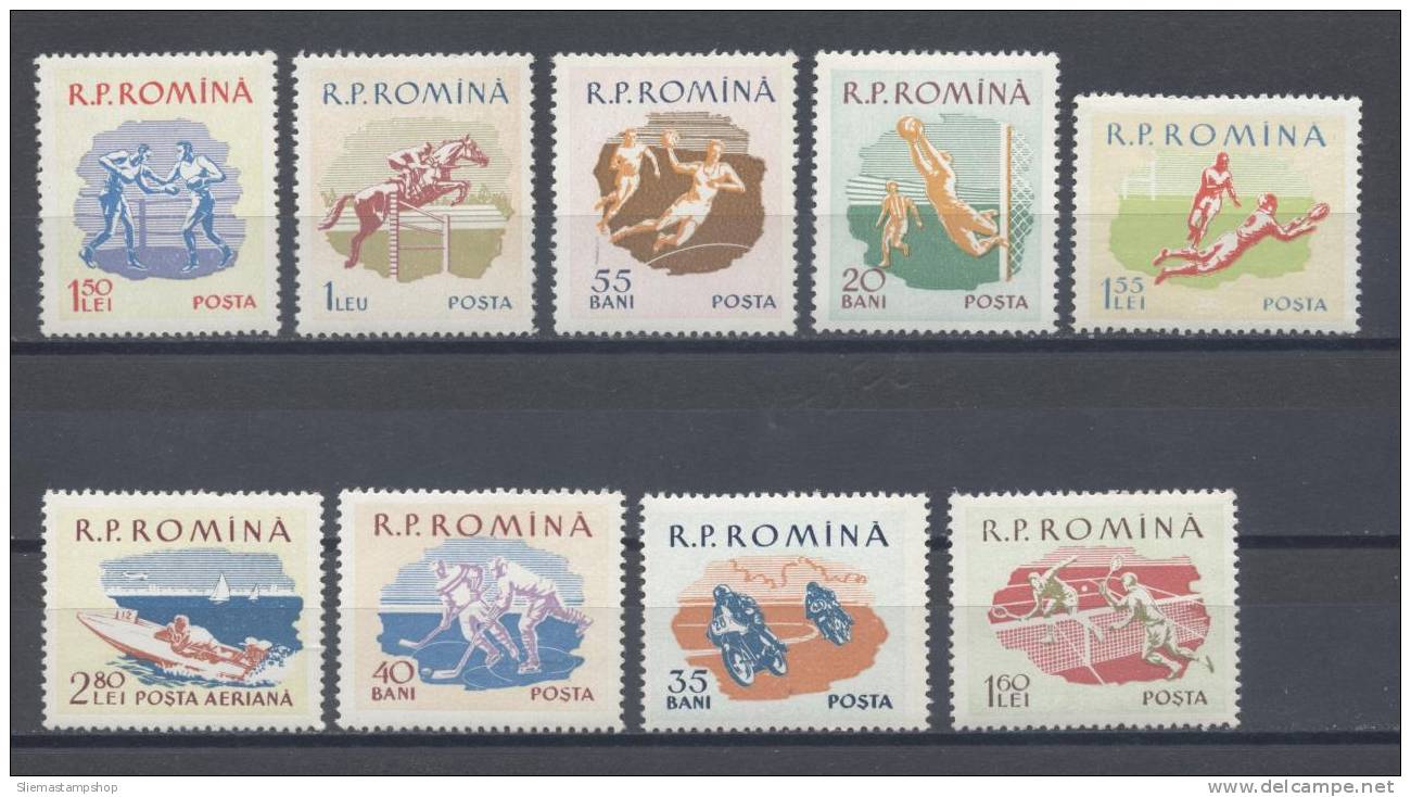 ROMANIA - 1959 INT. SPORTS - V4473 - Unused Stamps