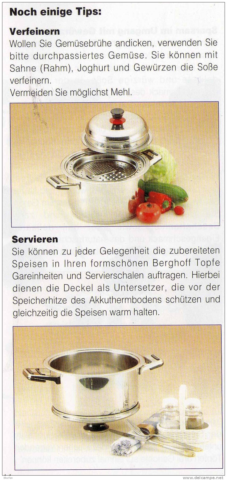 Kochen Mit Vernunft Berghoff Profi-Tips Motivation 12€ Antiquarisch Taschenbuchausgabe Ratgeber Mit Rezepten Und Bildern - Gezondheid & Medicijnen