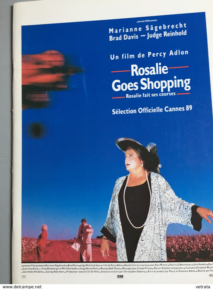 Dossier De Presse  : Rosalie Goes Shopping De Percy Adlon (Marianne Sagebrecht - Brad Davis ) 1989 - 14 Pages - Altri & Non Classificati