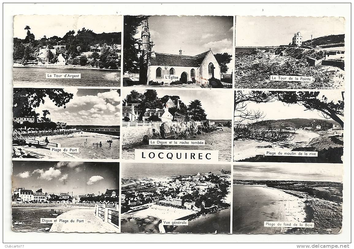 Locquirec (29) : 12 Vues Dont Vues De Plages En 1957 (animée). - Locquirec