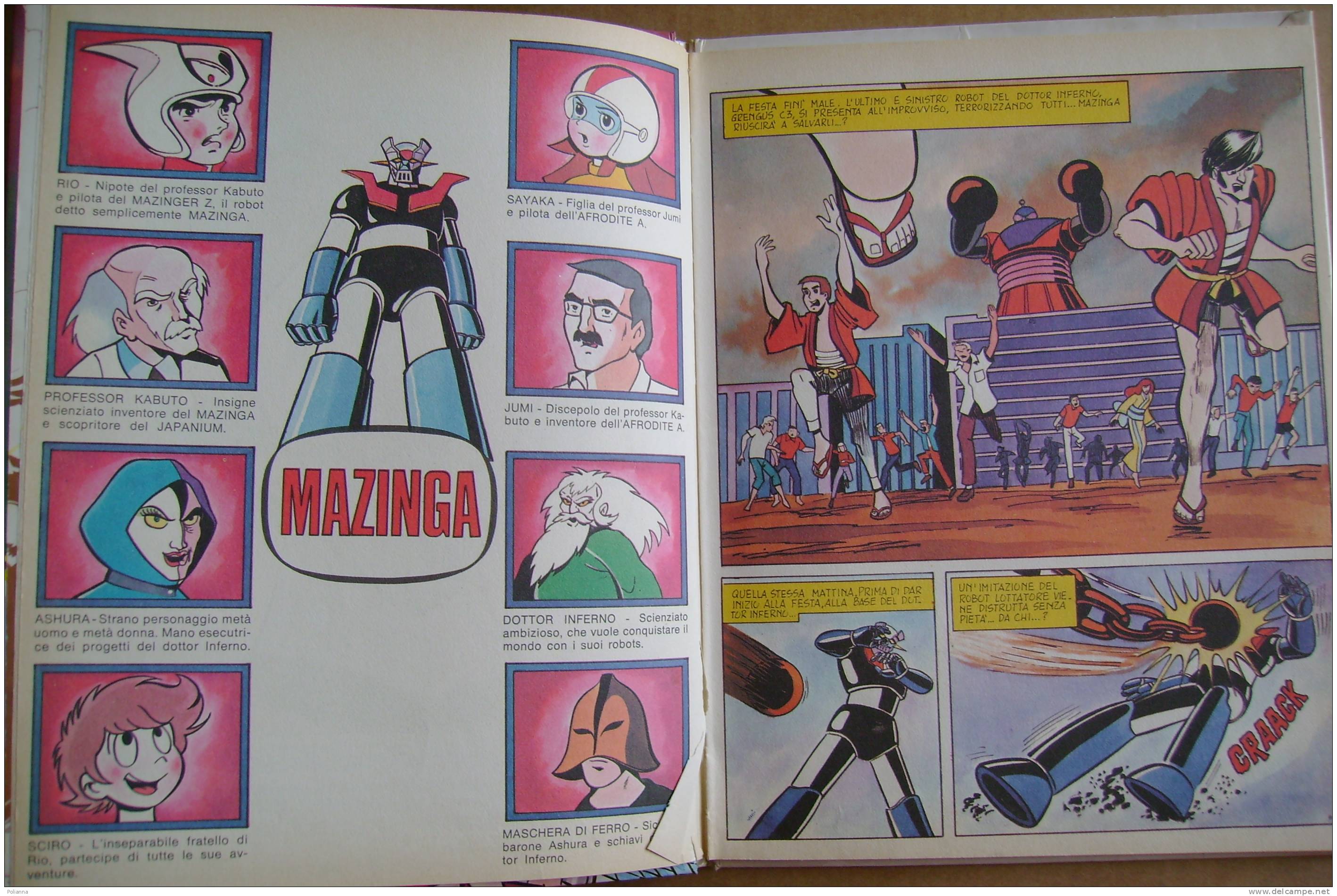 PDZ/13 MAZINGA LA FULMINEA VITTORIA DI MAZINGA Salani 1978 - Manga