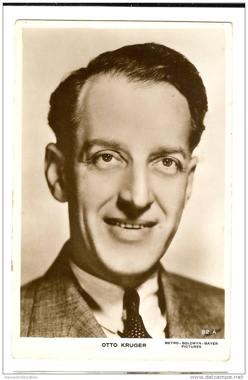 1940s? Otto Kruger American Actor MGM  RP Ppc/cpa Unused - Actors