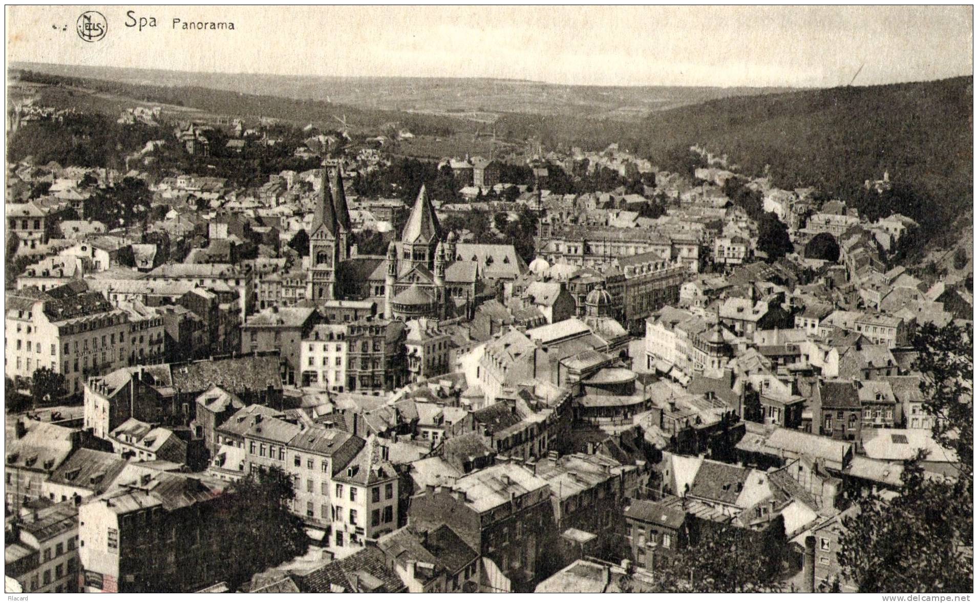 18042   Belgio,    Spa,  Panorama,  VG  1928 - Spa