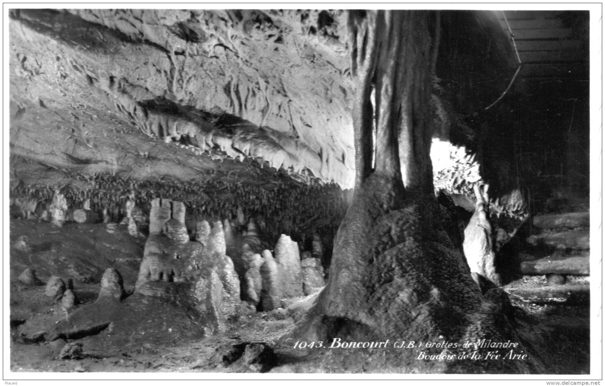 18044  Svizzera,  Grottes  De  Milandre, Boncourt,  Boudou De La  Fee  Arie,   VG  1952 - Boncourt