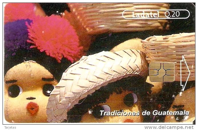 TARJETA DE GUATEMALA DE TRADICIONES MUÑECAS DE TRAPO - Guatemala