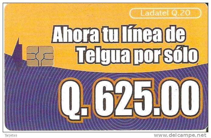 TARJETA DE GUATEMALA DE NUEVA LINEA TELGUA - Guatemala