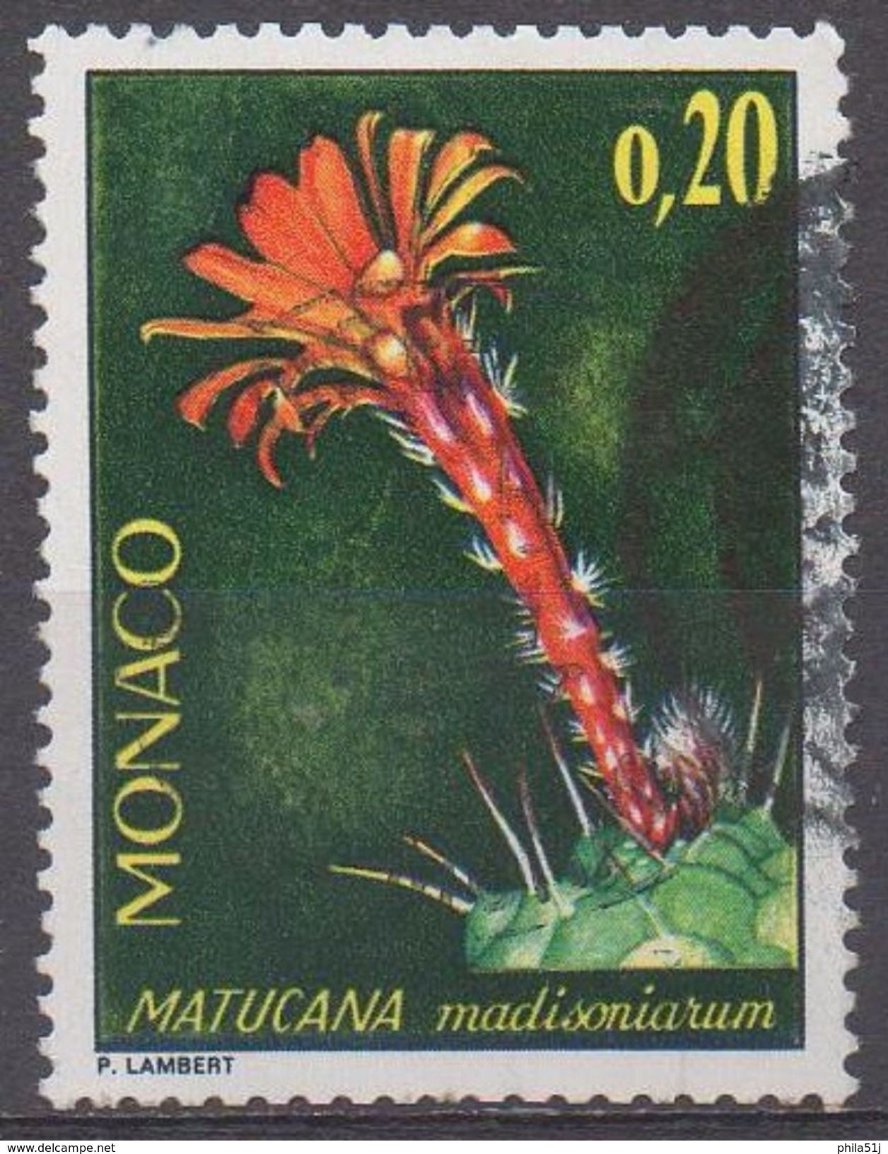 MONACO  N°998__OBL VOIR  SCAN - Used Stamps