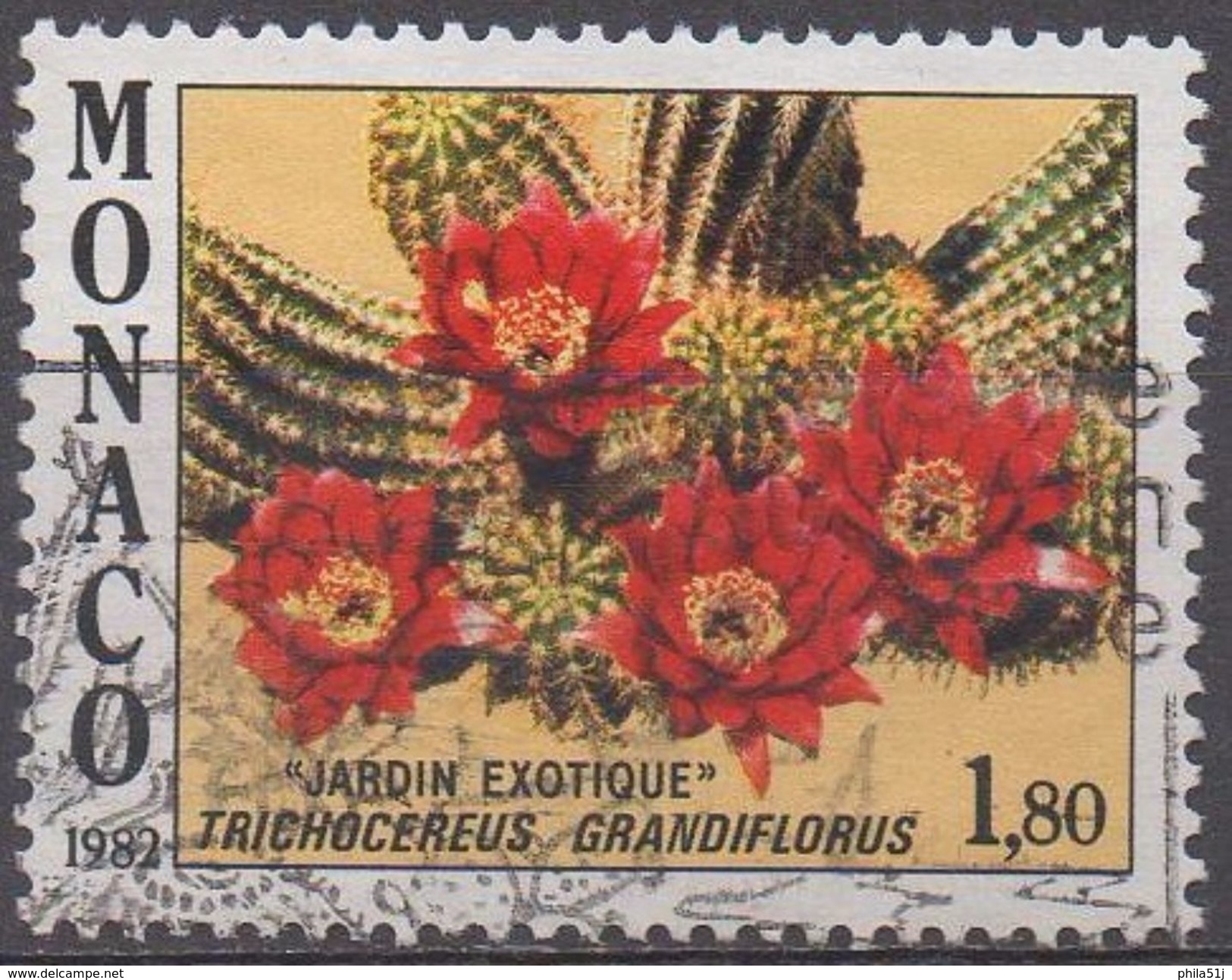 MONACO  N°1339__OBL VOIR  SCAN - Used Stamps