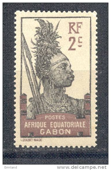 Gabun Gabonaise 1910 - Michel 50 B * - Gebraucht