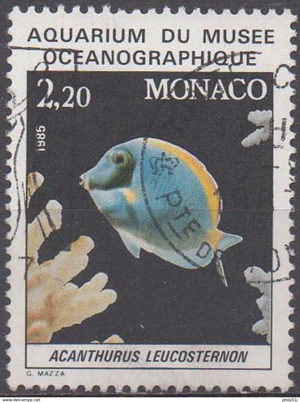 MONACO  N°1484__OBL VOIR  SCAN - Used Stamps