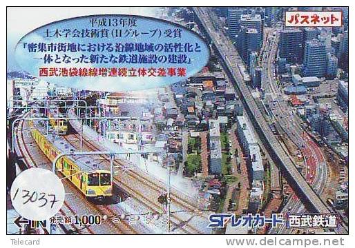 Carte Prépayée  Japon * TRAIN *  ( 13.037) Japan Prepaid Card * Eisenbahn ZUG * Karte * TREIN * - Eisenbahnen