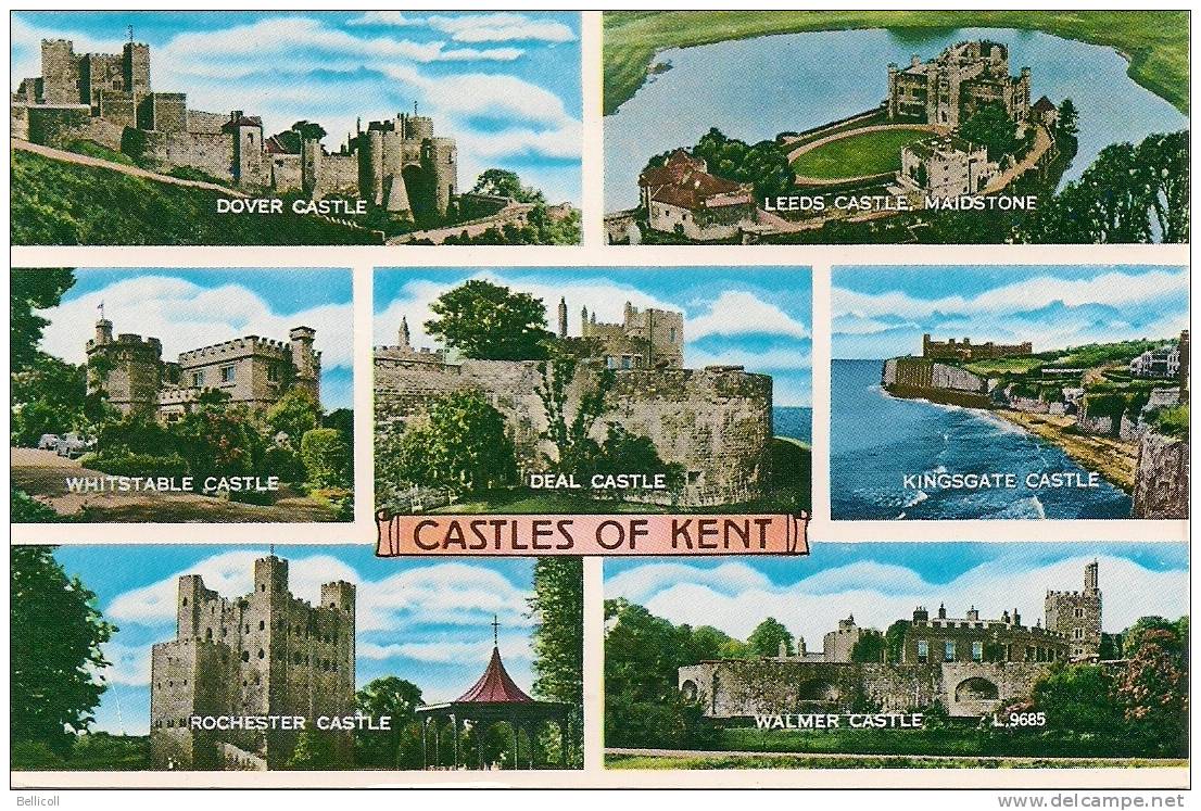 CASTLES OF KENT  -  DOVER CASTLE  -  LEEDS CASTLE MAIDSTONE  -  WHITSTABLE  CASTLE ...... - Other & Unclassified