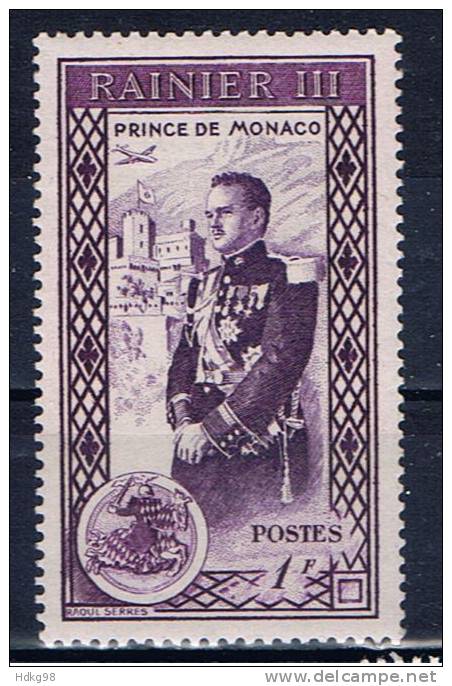 MC+ Monaco 1950 Mi 410 Mnh Fürstenbild - Neufs