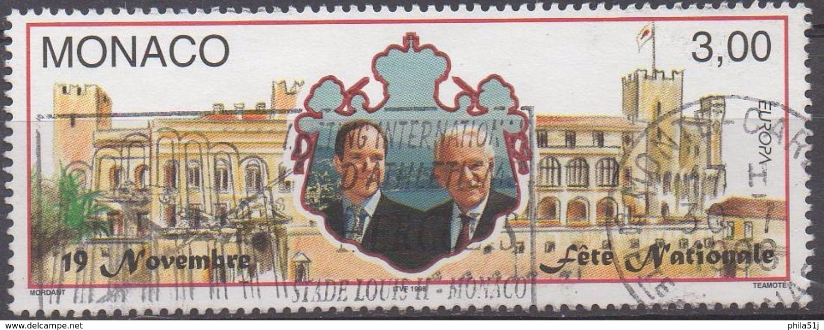 MONACO  N°2153__OBL VOIR  SCAN - Used Stamps