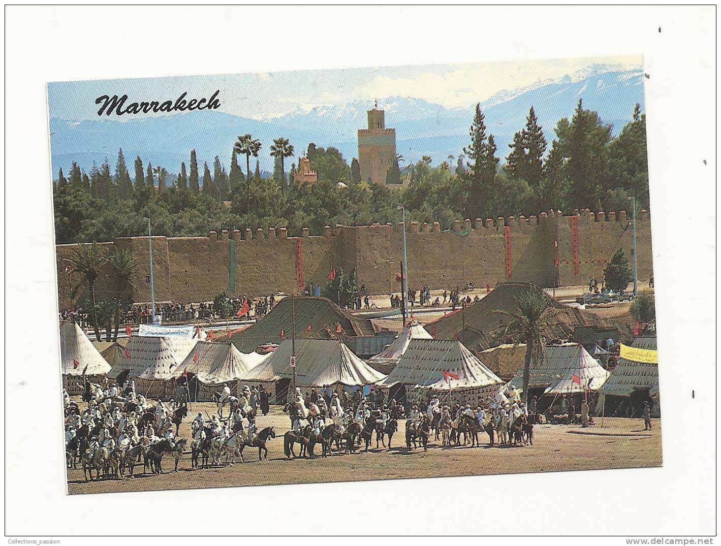 Cp, Maroc, Marrakech, En Fête, écrite - Marrakech