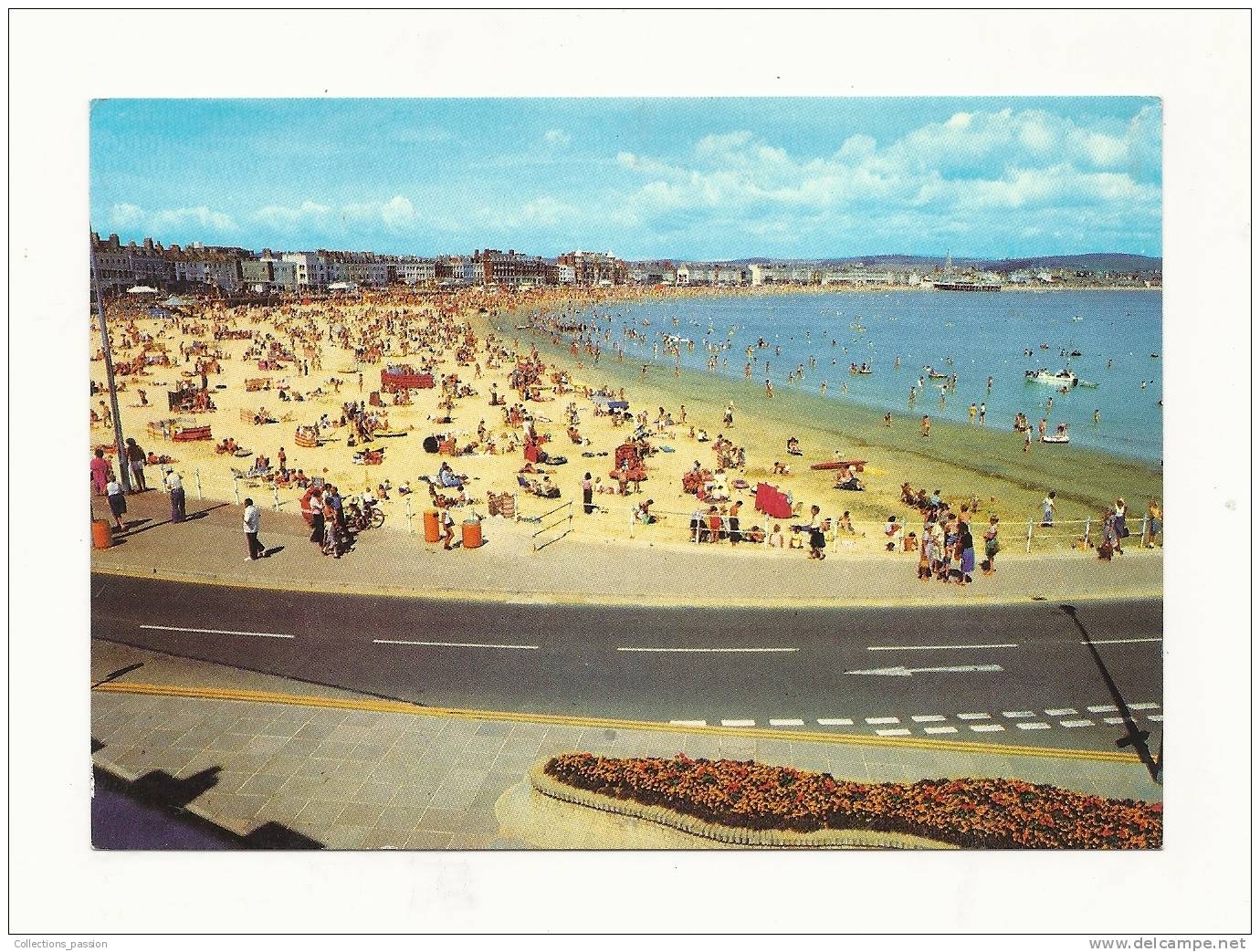 Cp, Angleterre, Weymouth, Te Sands, écrite - Weymouth