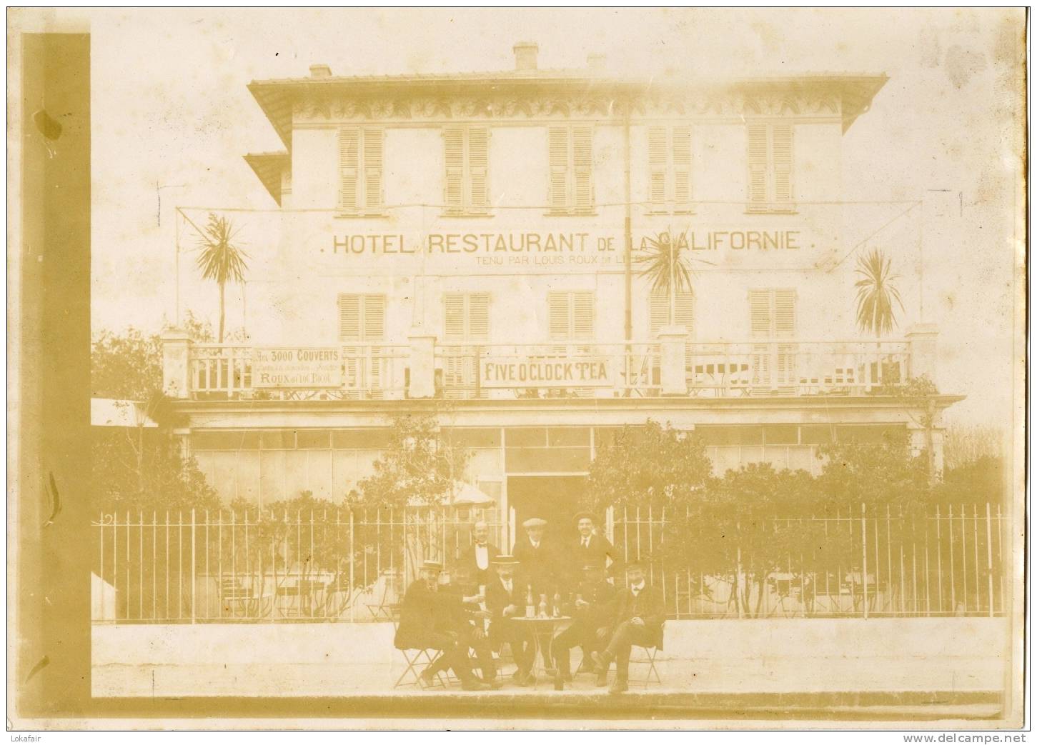 06 - NICE - Hôtel Restaurant De La Californie - Louis ROUX Dit Lou Bicou - Lugares