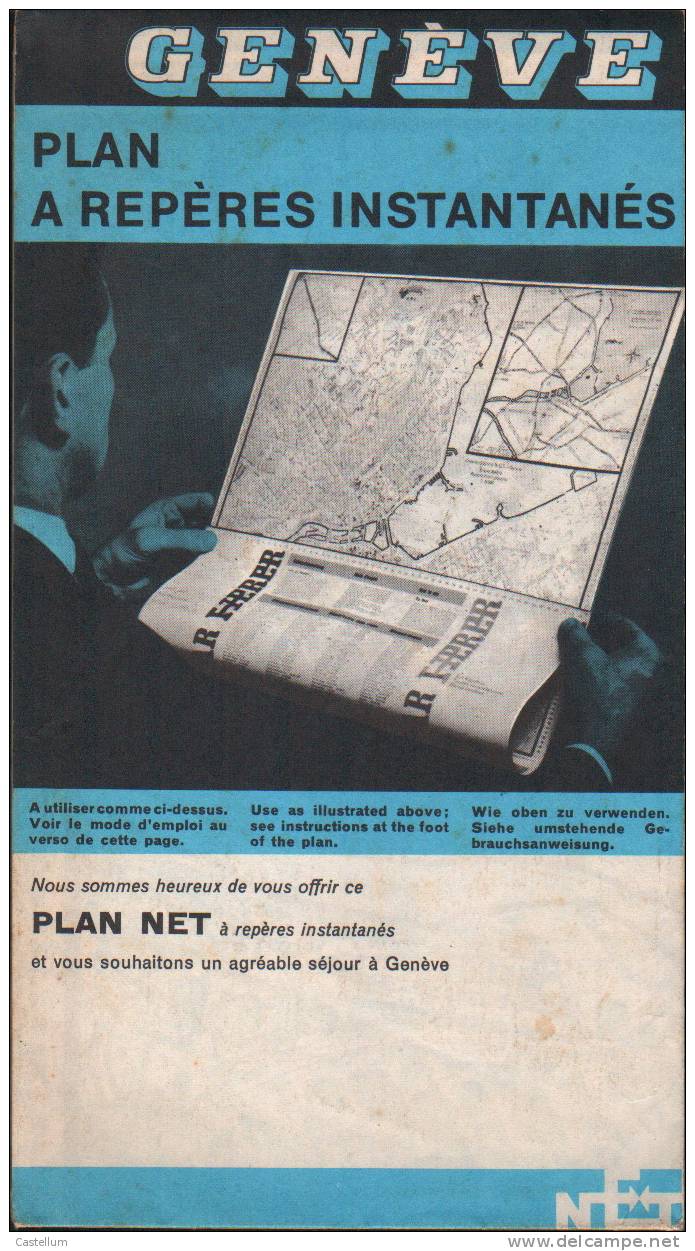 CARTE ROUTIERE DE SUISSE-GENEVE-1976 - Roadmaps