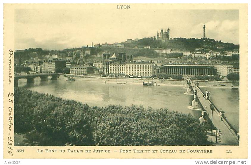 69 - LYON - Le Pont Du Palais De Justice (LL. 421) - Autres & Non Classés