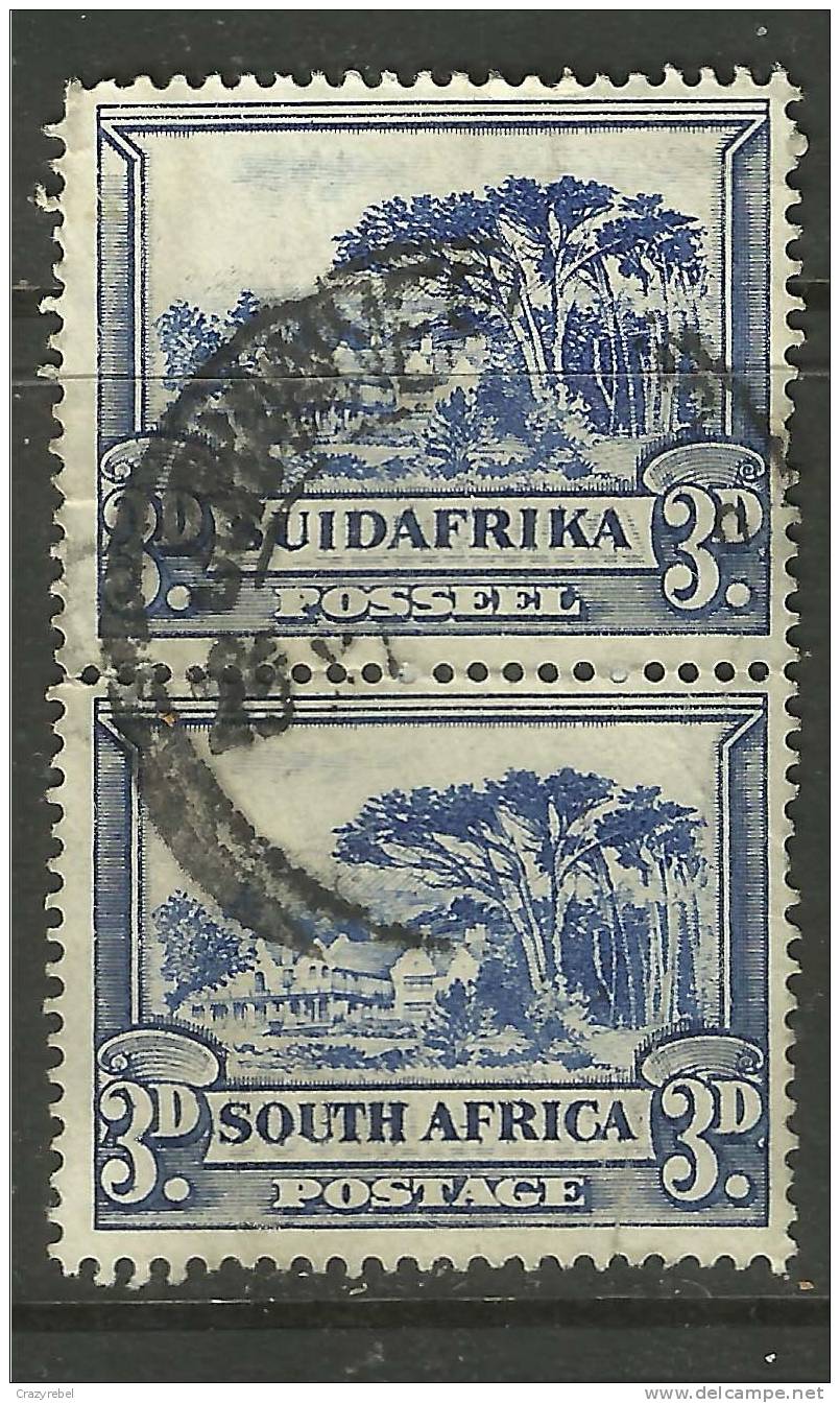 SOUTH AFRICA 1930 - 33  3d BILINGUAL PAIR Used Stamps ( D327 ) - Gebruikt