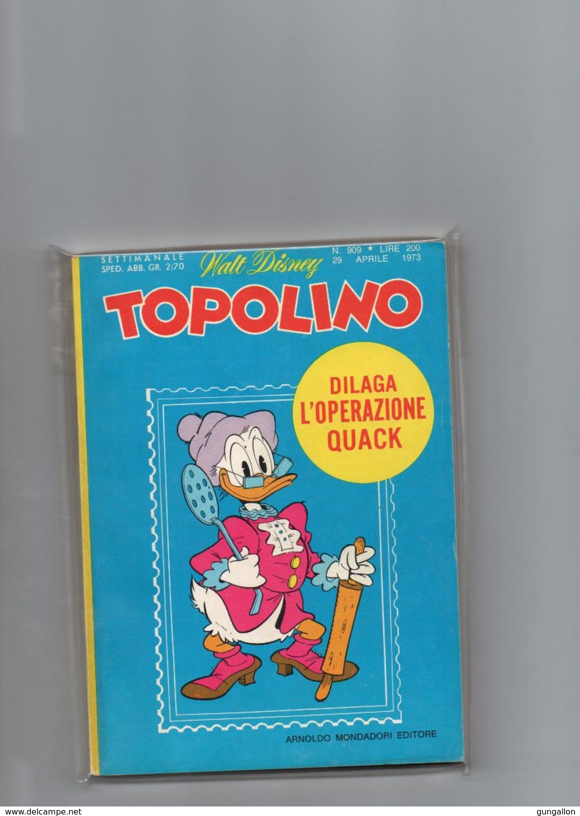 Topolino (Mondadori 1973) N. 909 - Disney