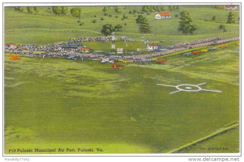 U.S.A. - VIRGINIA - PULASKI - MUNICIPAL AIRPORT - PLANES ON THE GROUND - Other & Unclassified