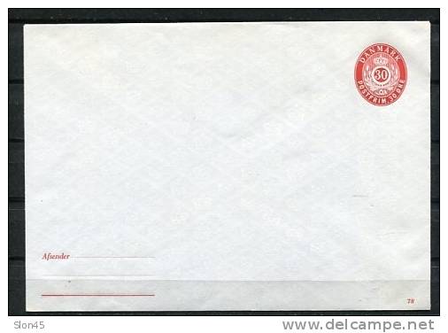 Denmark Cover  Postal Stationary  Unused - Postal Stationery