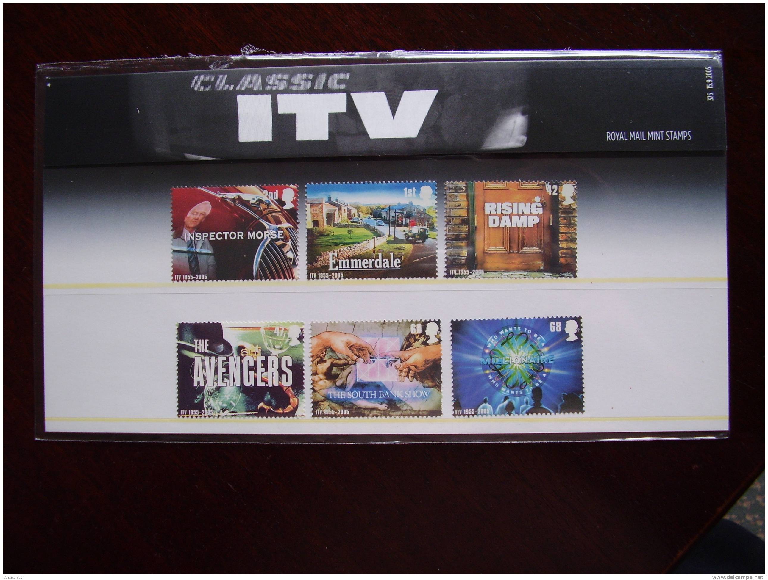 GREAT BRITAIN 2005 INDEPENDENT TELEVISION PRESENTATION PACK No.375 - Presentation Packs