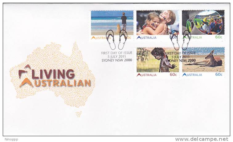 Australia-2011 Living Australians FDC - FDC