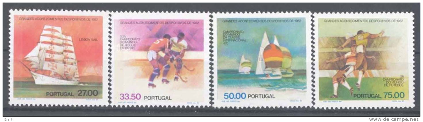 1982 Portogallo, Impegni Agonistici Sport , Serie Completa Nuova (**) - Neufs